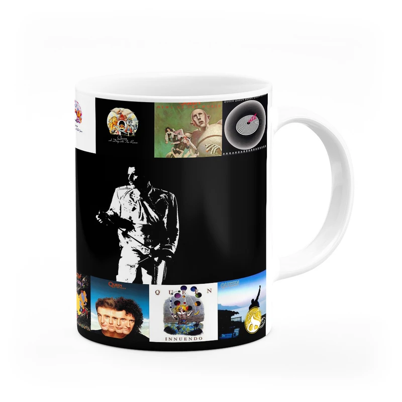 ماگ هومرو طرح فردی مرکوری کویین بند مدل MG9394