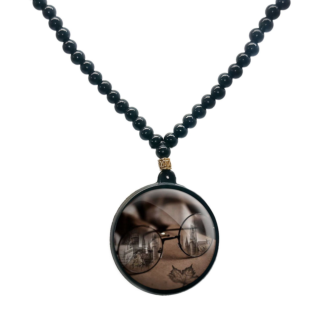 گردنبند پرمانه طرح Harry Potter کد pmd.23987 مدل دو طرفه