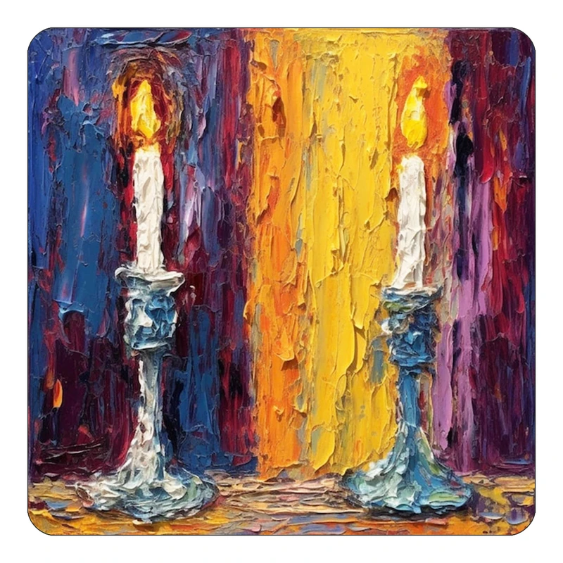 مگنت کاکتی طرح نقاشی رنگ روغن مدل mp72566