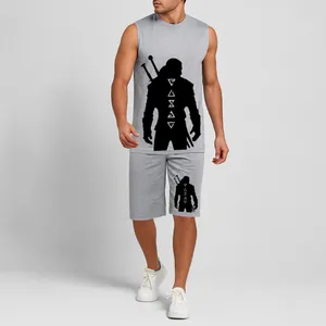 ست تاپ و شلوارک مردانه مدل مبارز A502