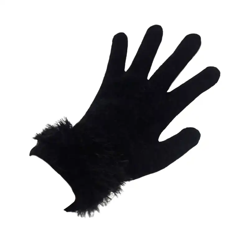 دستکش بافتنی زنانه تولیدی منوچهری کد gh 09