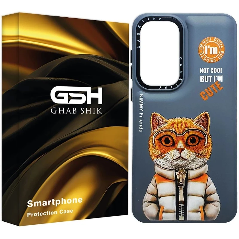 کاور قاب شیک مدل پوفی  طرح CUTE مناسب برای گوشی موبایل سامسونگ Galaxy A14 4G /A14 5G
