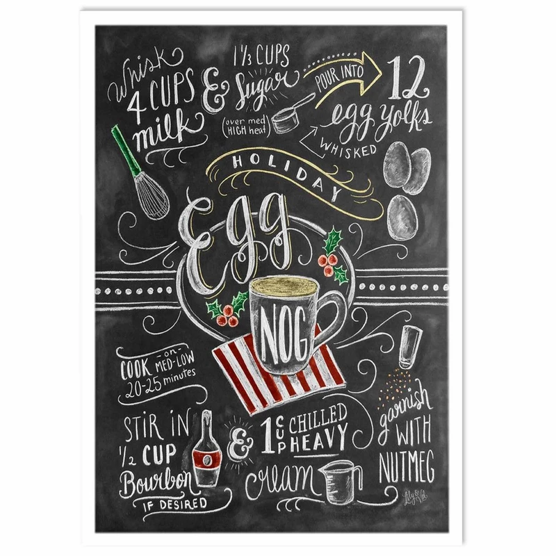 تابلو نوری بکلیت طرح  آشپزخانه تخته سیاه مدل W-14011