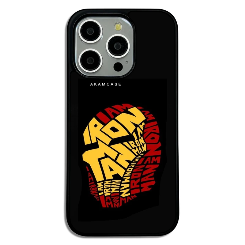 کاور آکام مدل AMC-WA15PRO-IRON MAN3 مناسب برای گوشی موبایل اپل iPhone 15 Pro