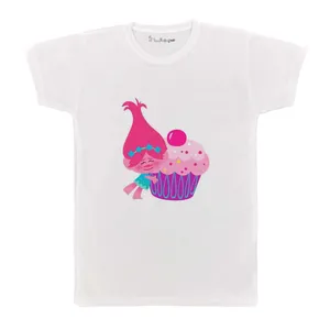 تی شرت بچگانه پرمانه طرح ترول ها کد pmt.4310