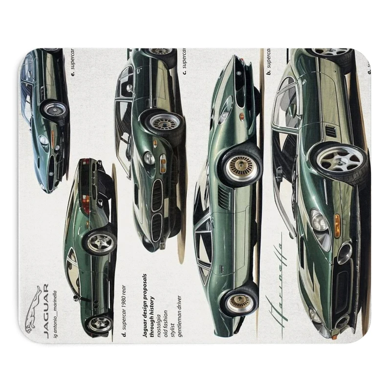 ماوس پد طرح ماشین جگوار سایز 19x24 سانتی متر