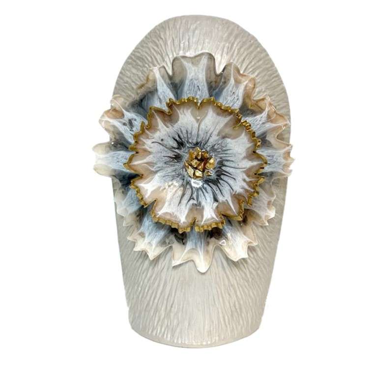 گلدان تزئینی مدل رزینی سه بعدی