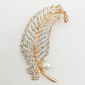 گل سینه زنانه مدل برگ کد ja300