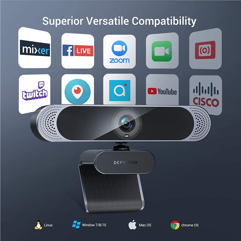 وب کم دپستچ مدل 2021 4K AF UHD