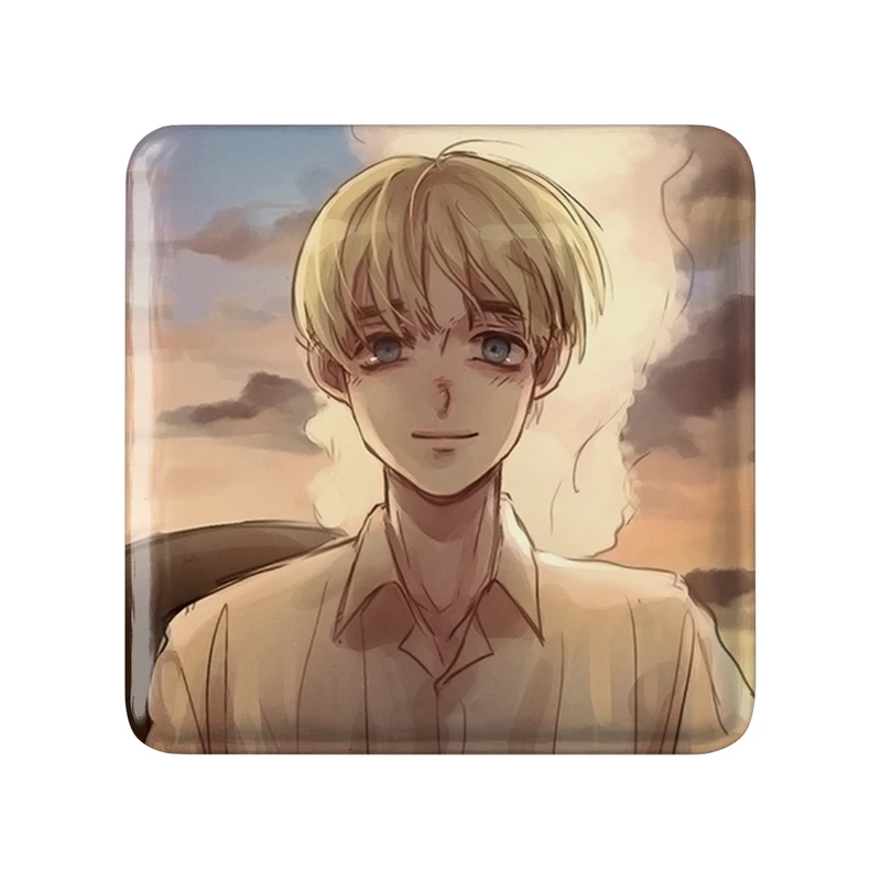 مگنت خندالو طرح ارمین انیمه اتک آن تایتان Attack on Titan مدل مربعی کد 18606