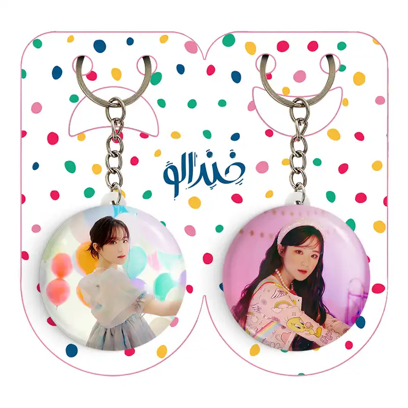 جاکلیدی خندالو مدل شوهوآ گروه جی آیدل GIdle کد 1954119545 مجموعه 2 عددی