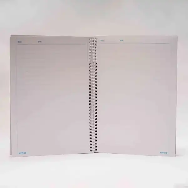 دفتر مشق 100 برگ مدل جلد سخت طرح رنگین کمانی کد 02