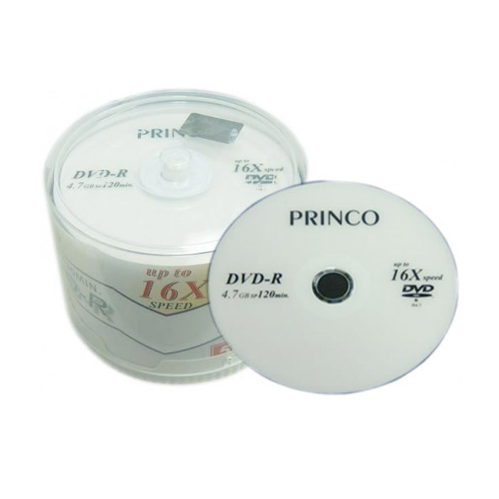 دی وی دی خام پرینکو مدل DVD-R بسته 50 عددی