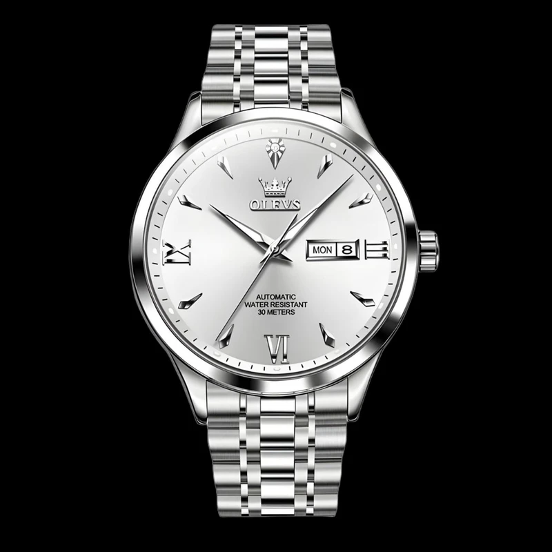 ساعت مچی عقربه‌ای مردانه کوارتز مدل دو تقویم دی دیت الوز کد 03