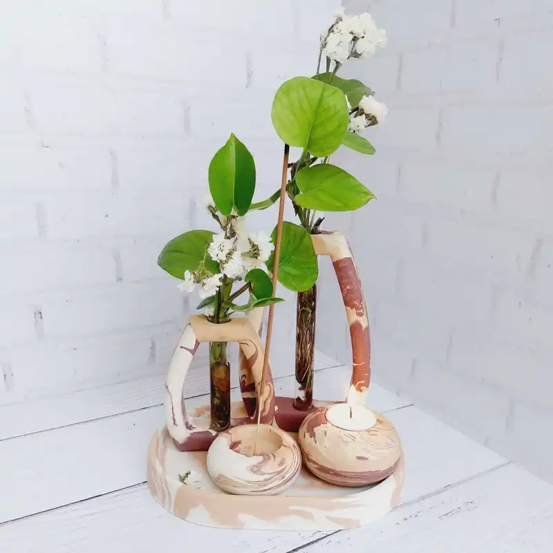 دکوری مدل ست رومیزی مجموعه 5 عددی