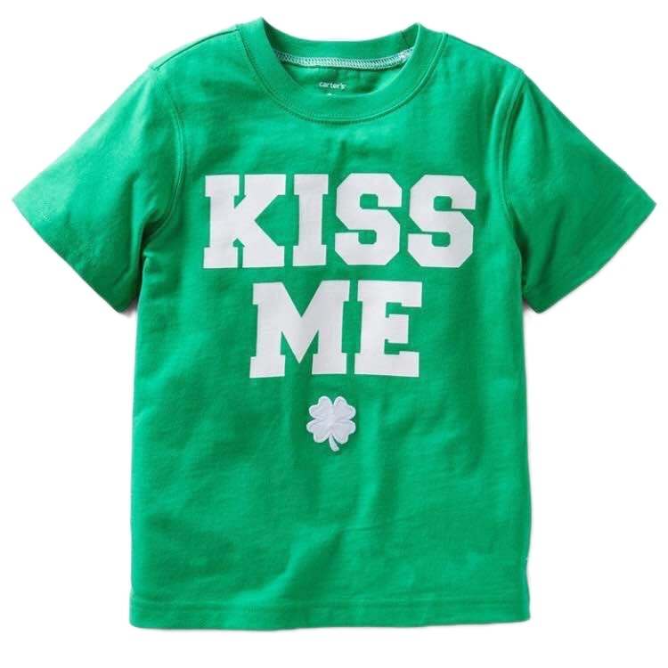 تی شرت آستین کوتاه نوزادی کارترز مدل kiss me