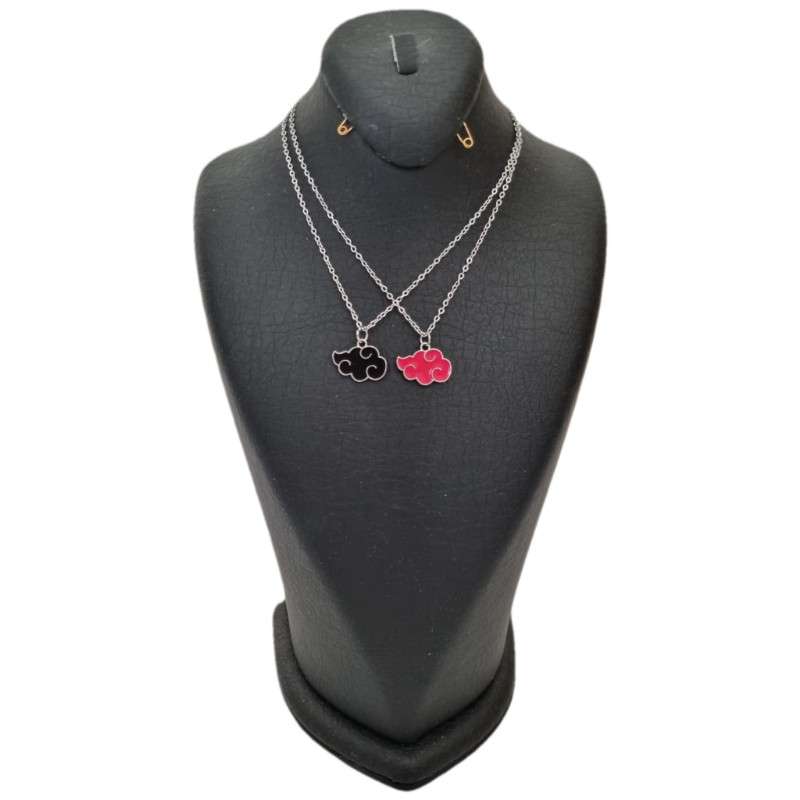 گردنبند مدل انیمه طرح NARUTO AKATSUKI مجموعه دو عددی گردنبند مدل انیمه طرح NARUTO AKATSUKI مجموعه دو عددی