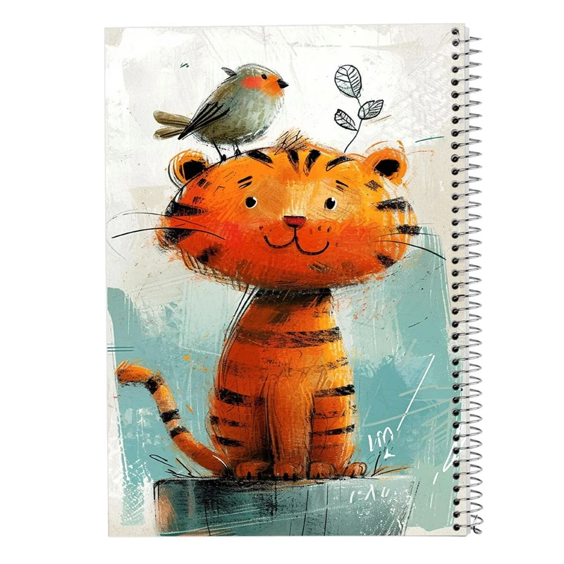 دفتر ژورنال نویسی 50 برگ مدوپد مدل نقطه ای طرح موجودات فانتزی کد DF17147