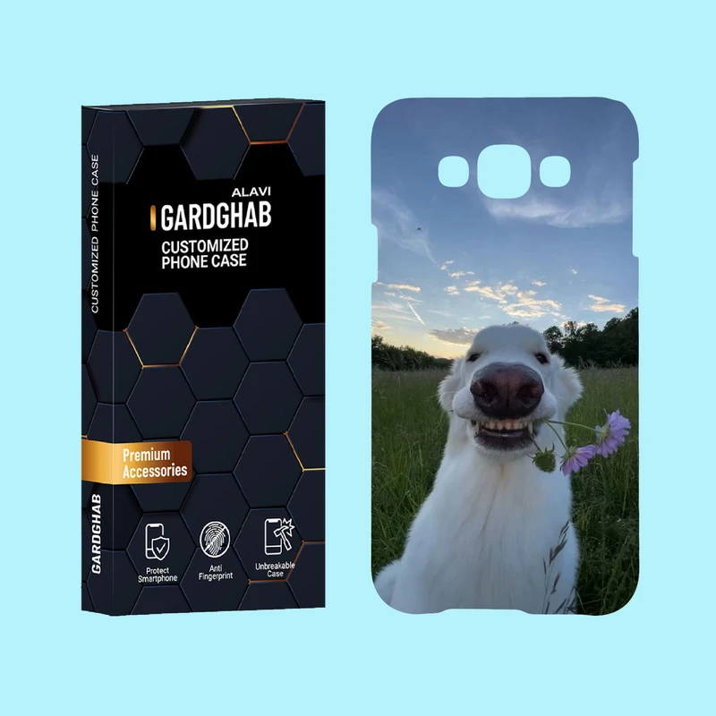 کاور گارد قاب علوی مدل حیوانات مناسب برای گوشی موبایل سامسونگ Galaxy E7 2015