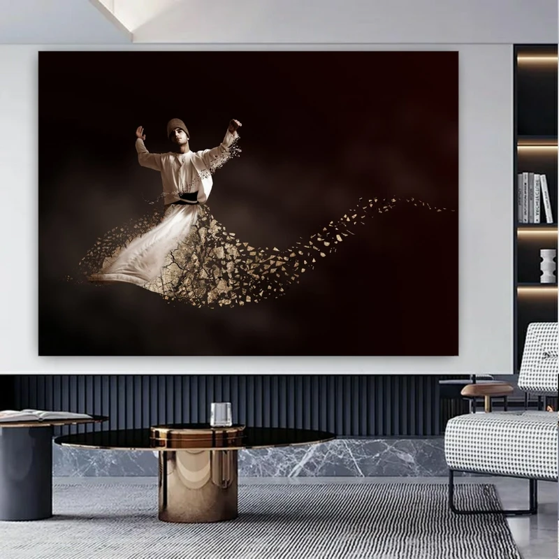 پوستر طرح مخمل رقصان مدل سماع (1) کد BK2079