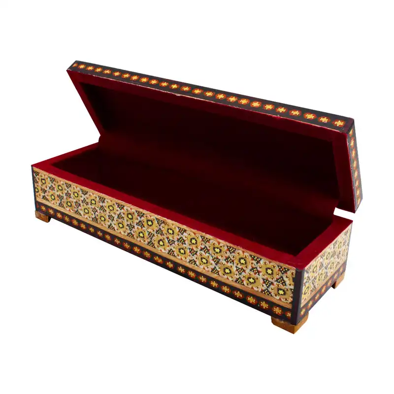 قلمدان خاتم کاری مدل لولایی کد 02