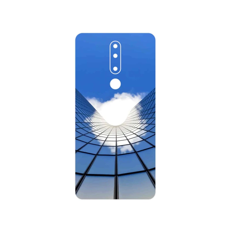 برچسب پوششی ماهوت مدل Glass skyscraper مناسب برای گوشی موبایل نوکیا 3.1 Plus