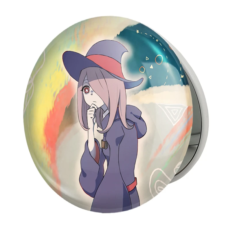 آینه جیبی خندالو طرح سوسی انیمه جادوگران کوچک Little Witch Academia مدل تاشو کد 22831 