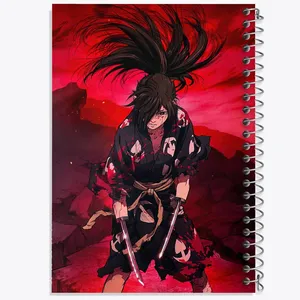 دفتر نت موسیقی 50 برگ خندالو مدل هیاکومارو انیمه دورورو Dororo کد 28588