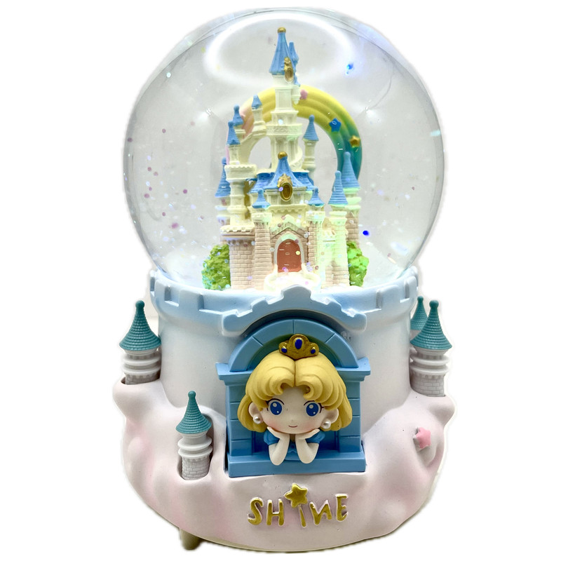 گوی موزیکال مدل  پمپی Shine طرح پرنسس قلعه کد PB1394