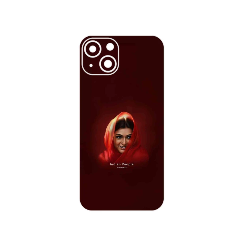 برچسب پوششی ماهوت مدل Portrait of an Indian Woman مناسب برای گوشی موبایل اپل iPhone 13