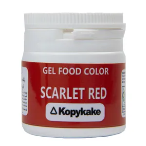 رنگ خوراکی ژله ای قرمز اسکارلت کپی کیک - 35 گرم