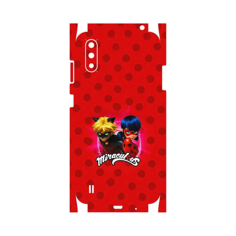 برچسب پوششی ماهوت مدل Ladybug and Cat Noir-FullSkin مناسب برای گوشی موبایل سامسونگ Galaxy A01