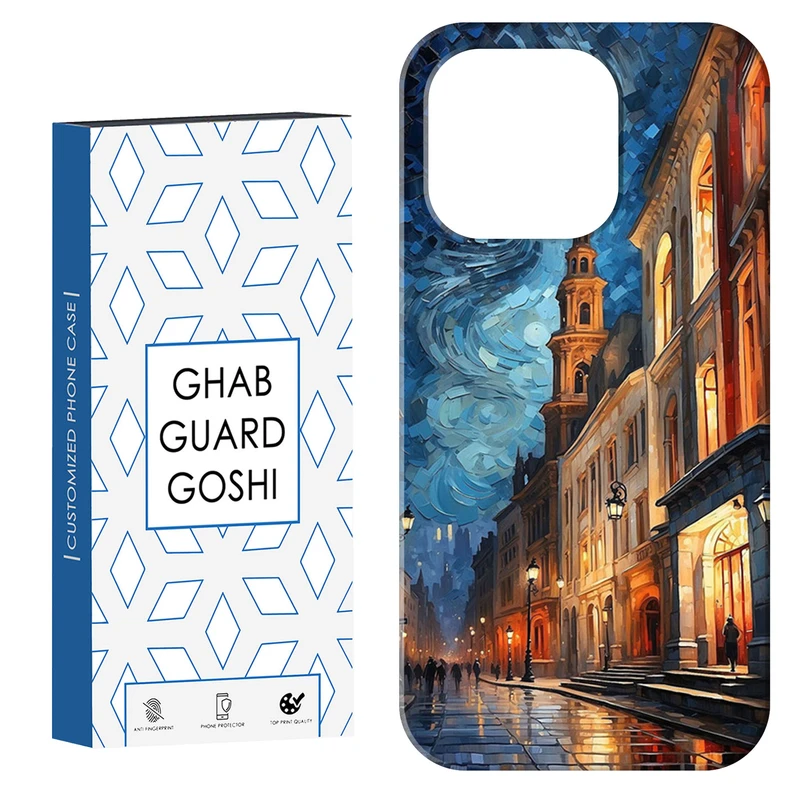 کاور قاب گارد گوشی طرح ونگوگ کد Dimo-558 مناسب برای گوشی موبایل اپل IPHONE 15 PRO MAX