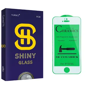 Atouchbo Shiny Glass Ceramics Screen Protector For Apple اپل iPhone 5