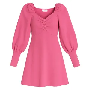 پیراهن یقه باز زنانه سیودا مدل پینک