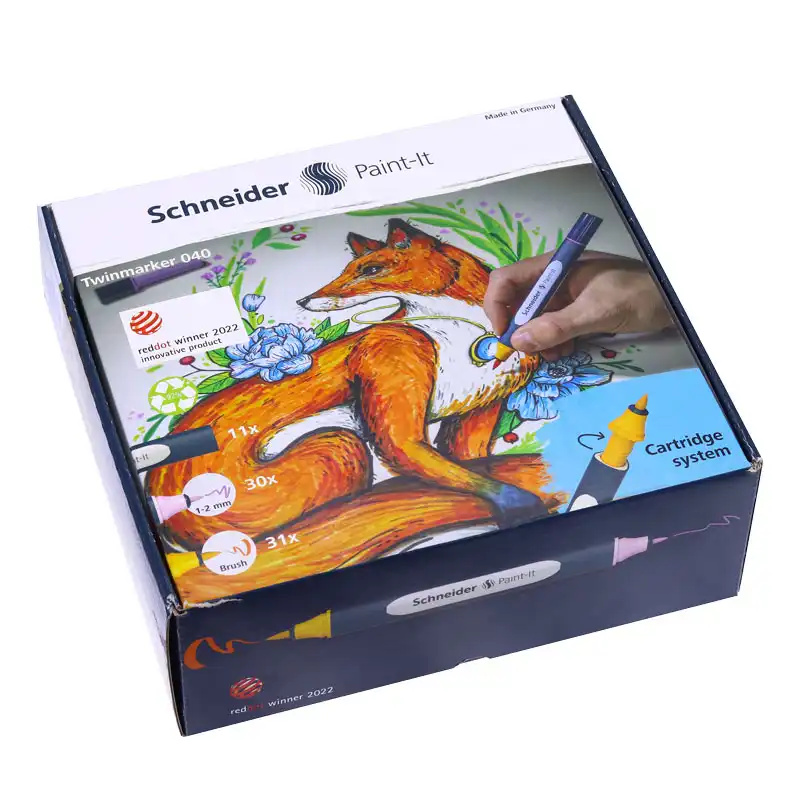 ماژیک رنگ آمیزی اشنایدر کد 20 مجموعه 72 عددی