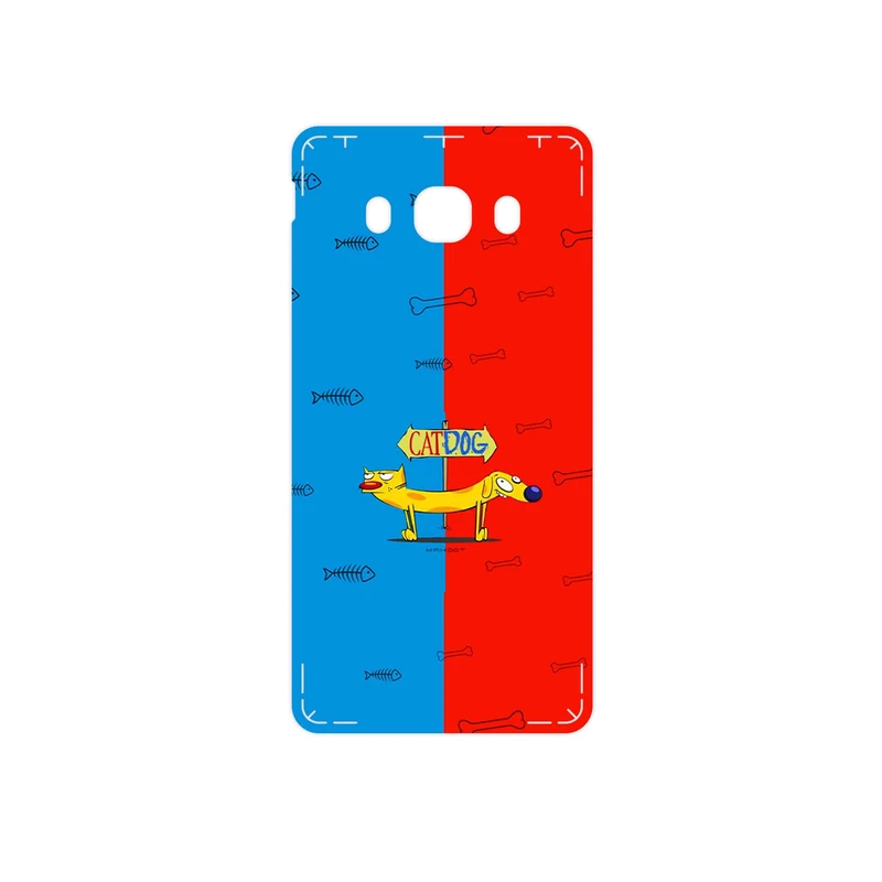 برچسب پوششی ماهوت مدل CatDog مناسب برای گوشی موبایل سامسونگ Galaxy J5 2016