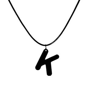 گردنبند دخترانه مدل حروف انگلیسی طرح K