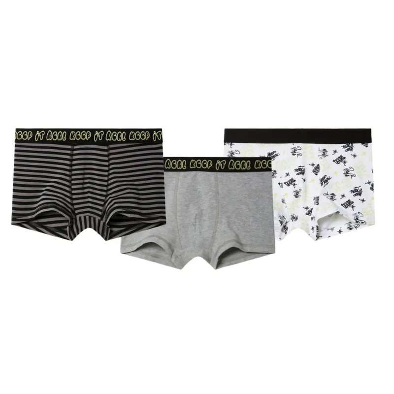 شورت پسرانه پیپرتس مدل keep it real مجموعه ۳ عددی