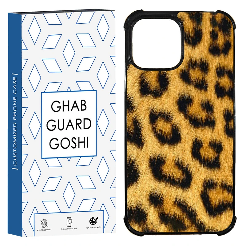 کاور قاب گارد گوشی طرح پلنگی کد TPU-074 مناسب برای گوشی موبایل اپل Iphone 13 / 14