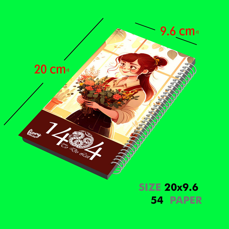 سالنامه سال 1404 مستر راد مدل to do list طرح شکوفه های امید کد fiory 2641