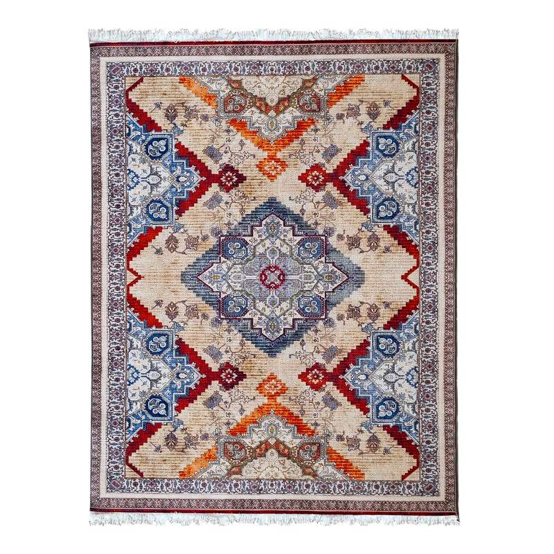 گلیم ماشینی مدل جاجیم