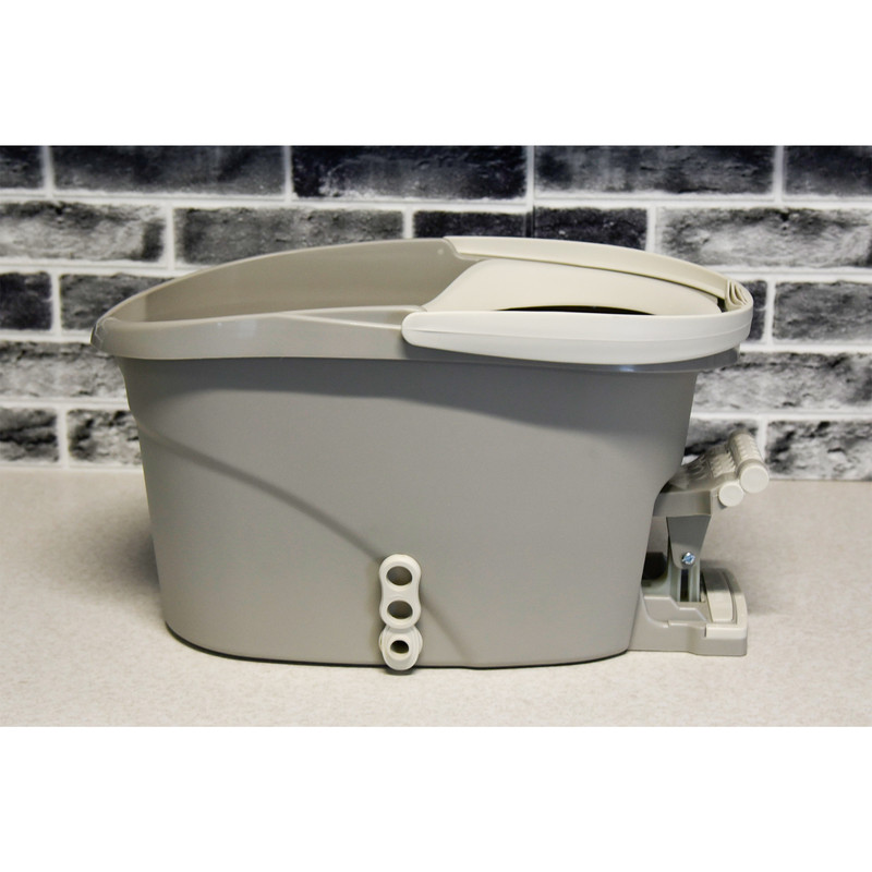 ست سطل و زمین شوی یونیک مدل بیضی پدال دار کد 2503