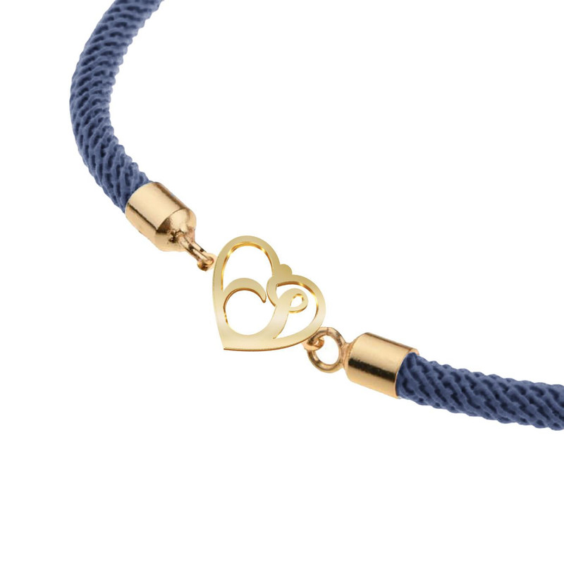 دستبند طلا 18 عیار زنانه مدوپد مدل حرف S کد D12-10391