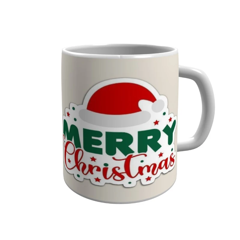 ماگ پاد آفرین مدل Merry Christmas کد 464