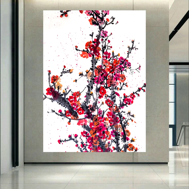  پوستر بک لایت طرح شکوفه های رنگی کد AR31260