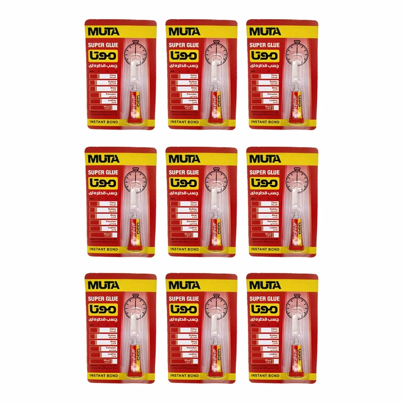 چسب قطره ای موتا مدل Super Glue حجم 3 میلی لیتر بسته 9 عددی