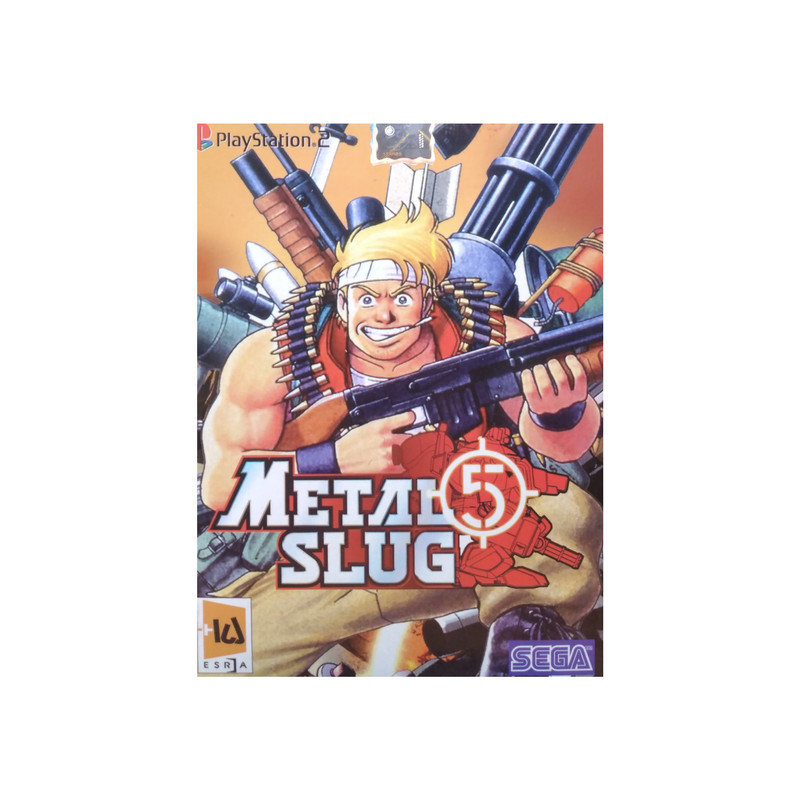 بازی metal slug ۵ مخصوص ps2 نشر لوح زرین