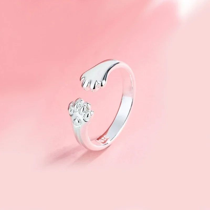 انگشتر دخترانه مدل پنجه گربه انگشتر دخترانه مدل پنجه گربه