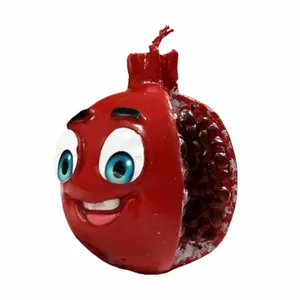 شمع مدل یلدا طرح انار خندان